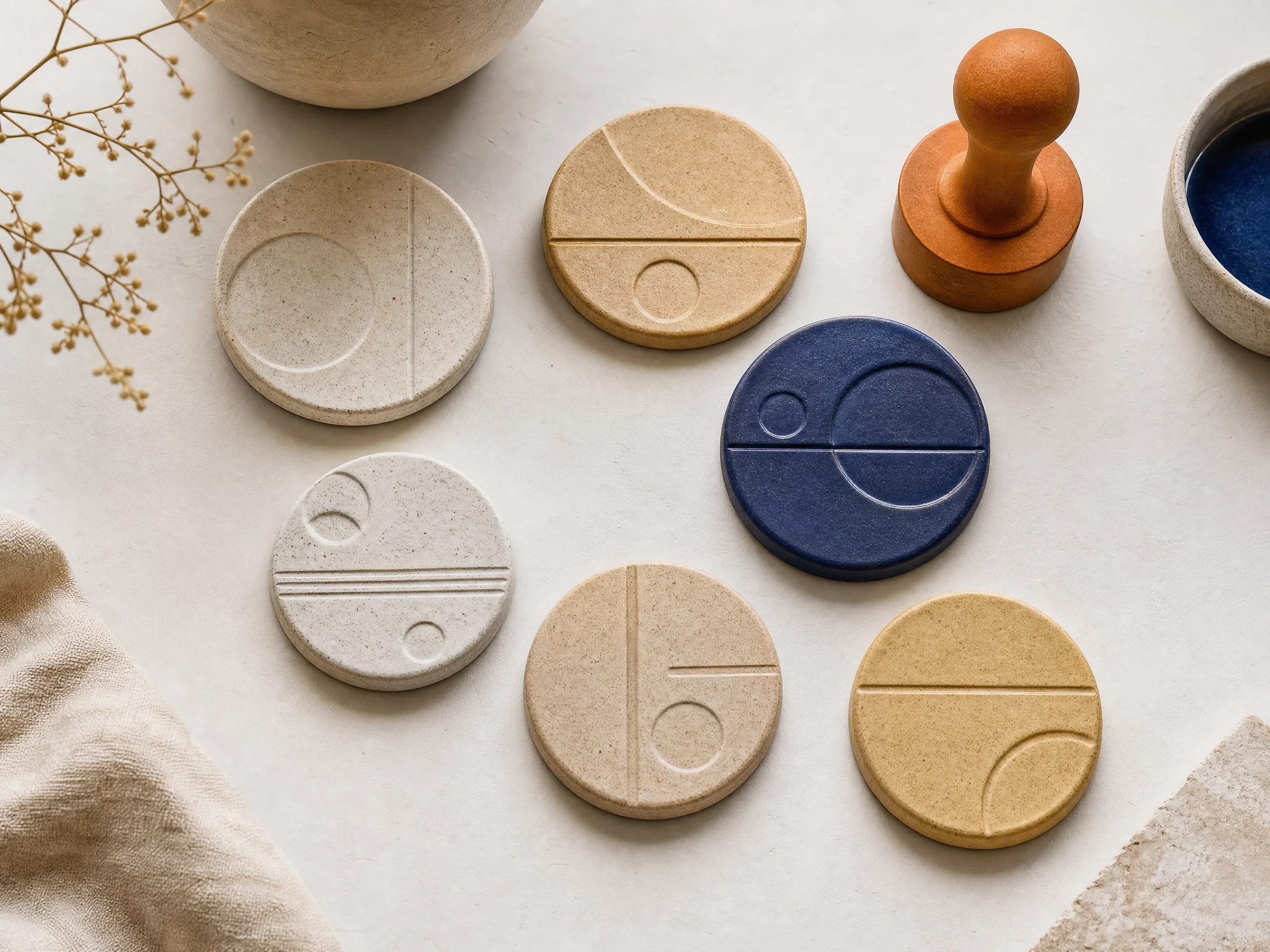 Ceramic result stamps for marketing analytics decisions